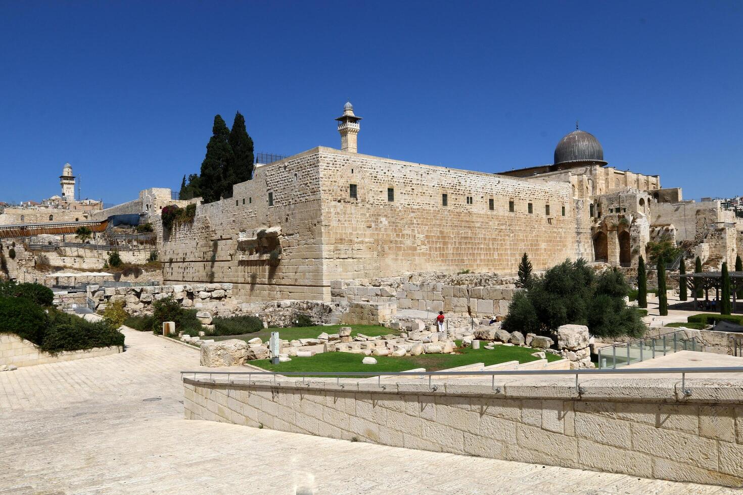 Jerusalem Israel 08 20 2023. The city of Jerusalem is the capital of the state of Israel. photo