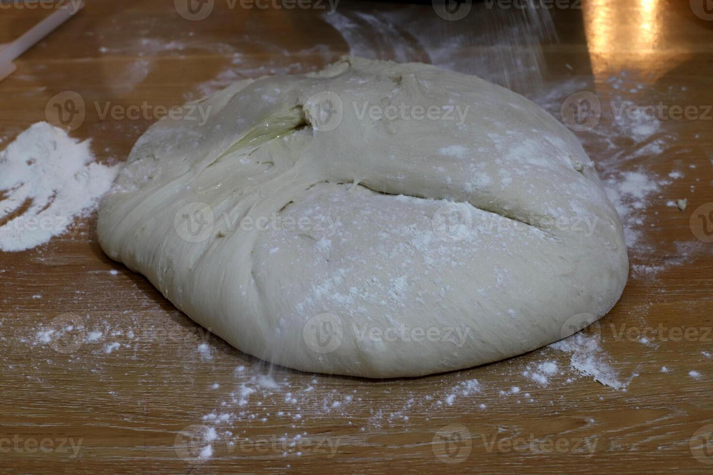 Bread and bakery products are sold in a bakery in Israel. photo