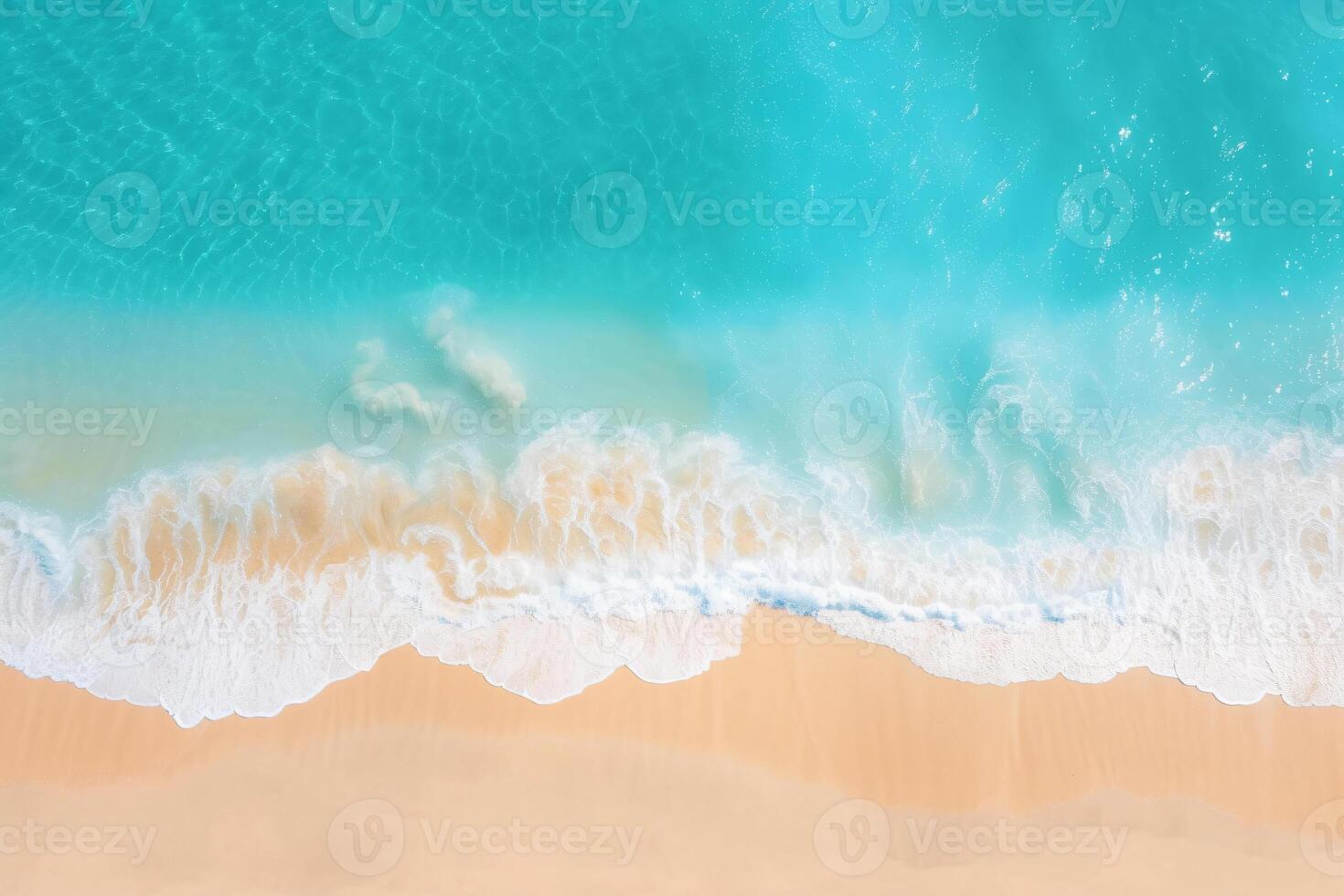 Photo relaxing aerial beach scene summer vacation