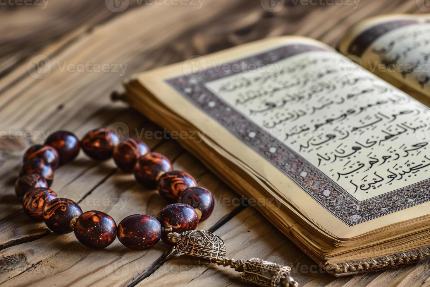 photo islamic new year quran book with dates