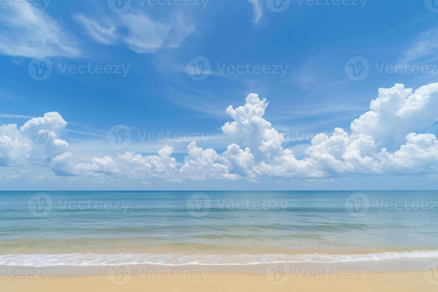 photo beautiful tropical empty beach sea ocean