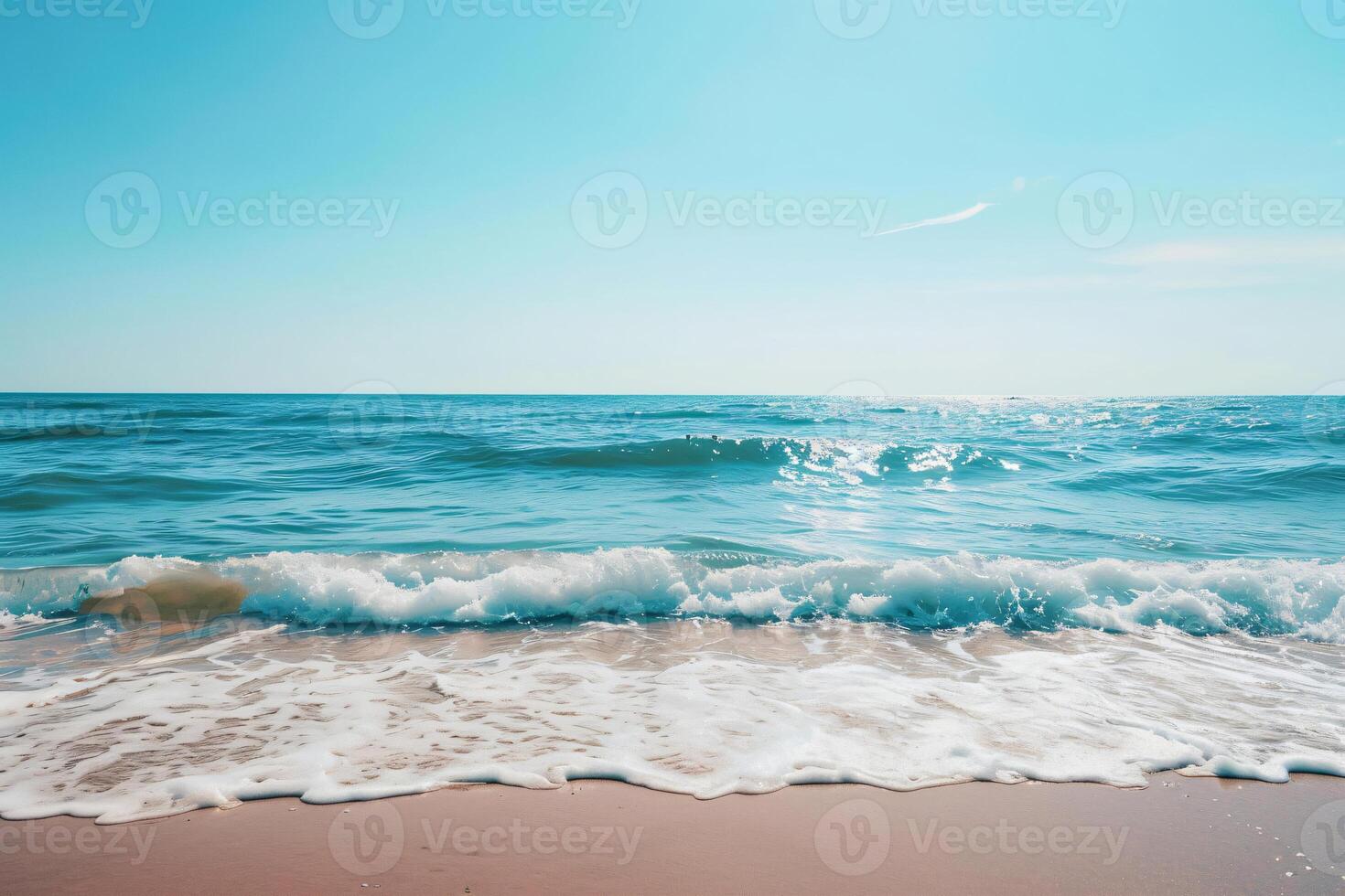 photo empty sea and beach background