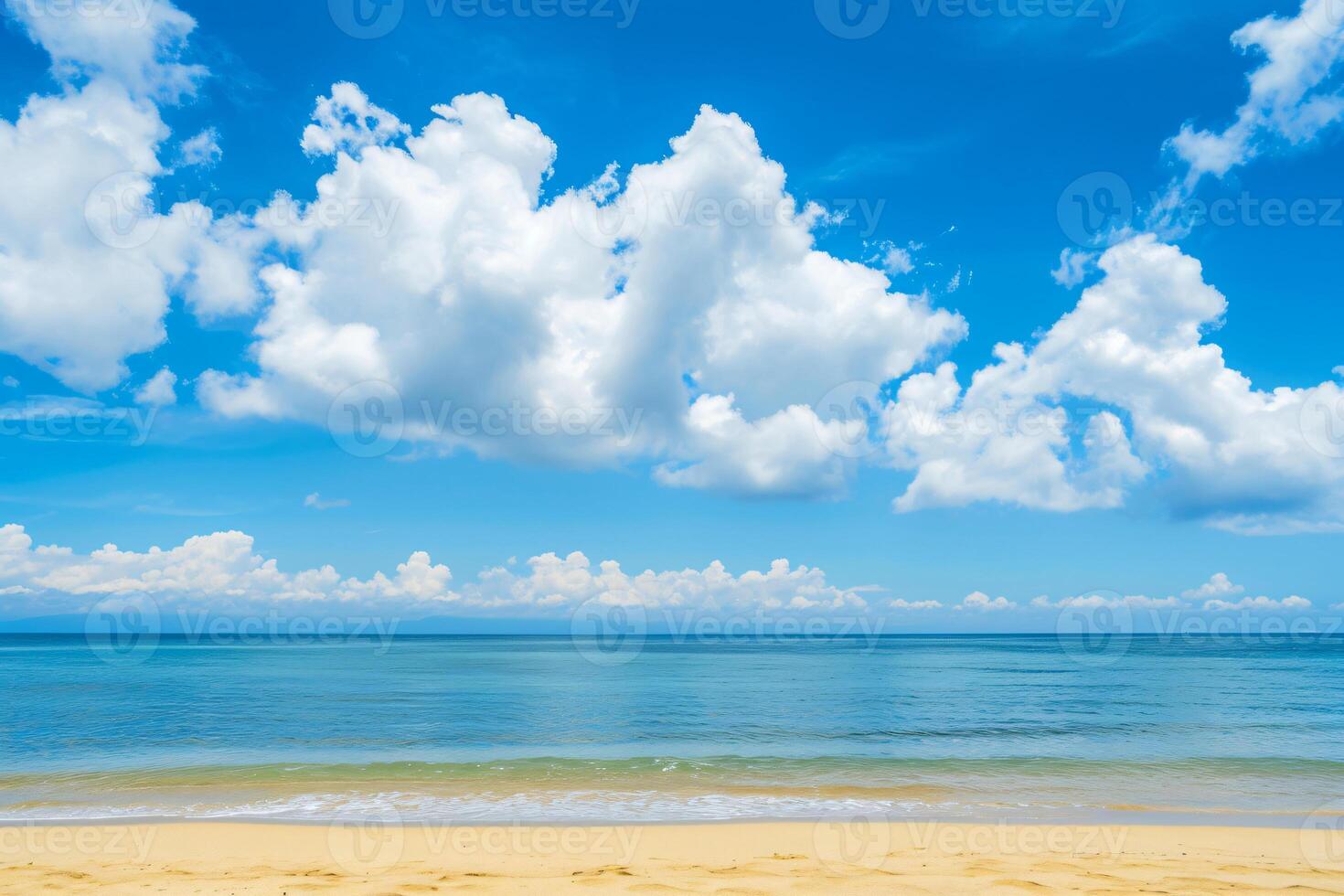 photo beautiful tropical empty beach sea ocean