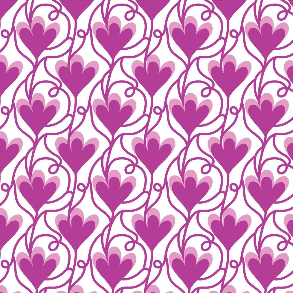 Spring pattern with cute doodle flowers in pastel shades on a white background. vector