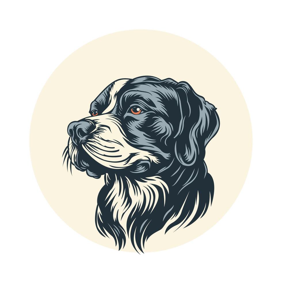 Dog Face , illustration vector