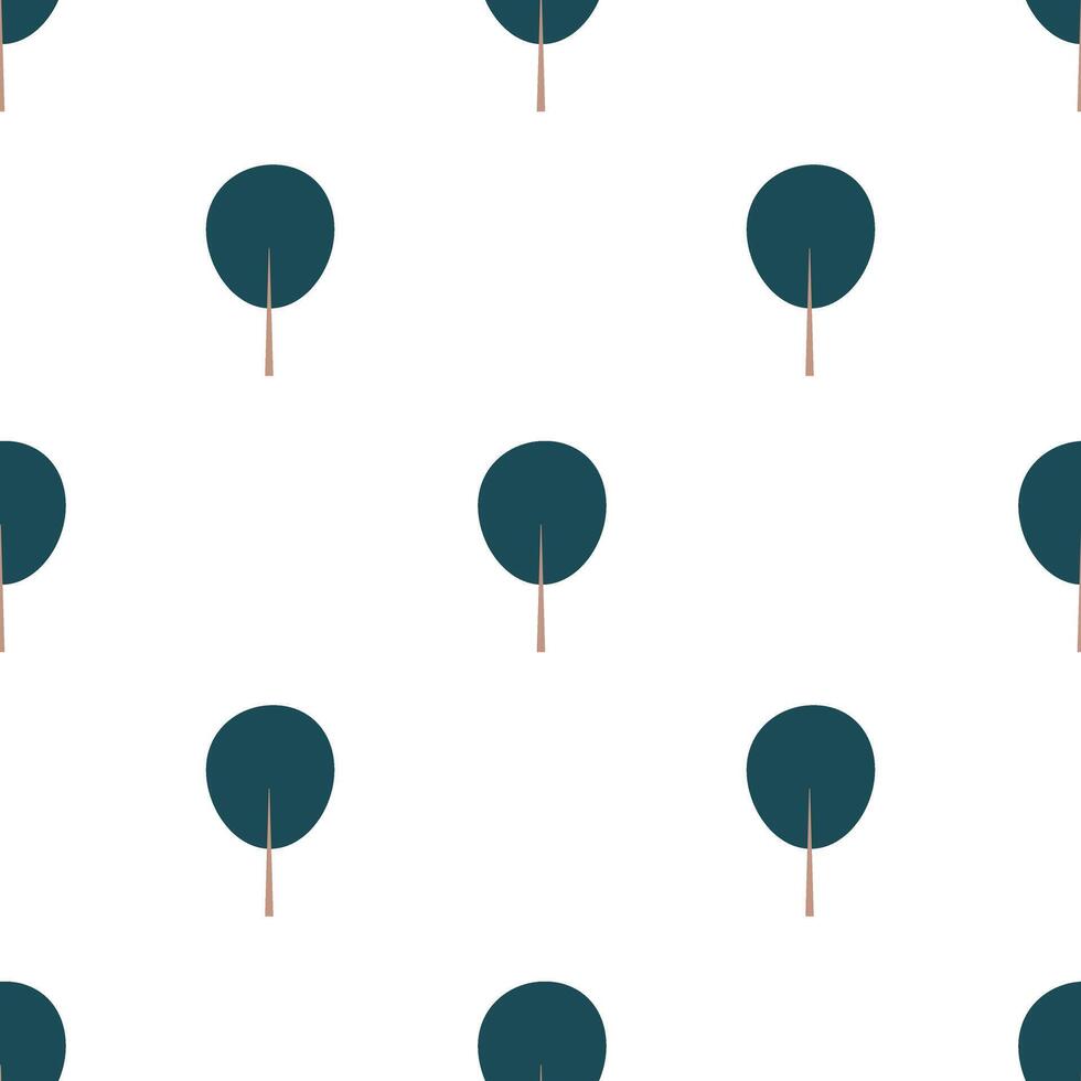 flat tree seamless pattern 42689538 Vector Art at Vecteezy