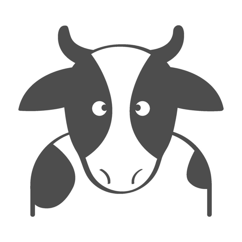 vaca ilustración diseño vector