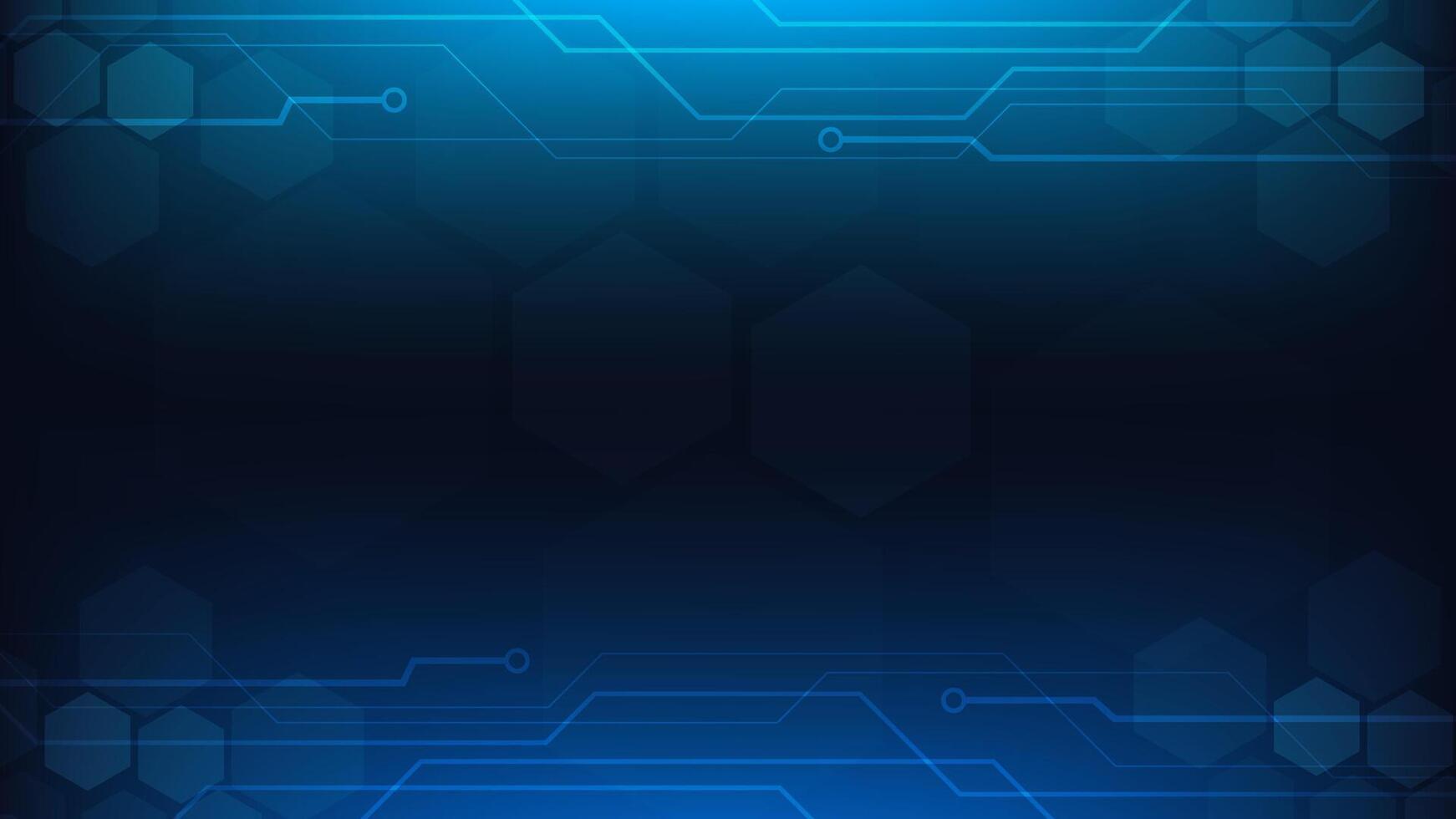 Dark Blue Digital technology background. Futuristic background for various design projects such as websites, presentations, print materials, social media posts vector