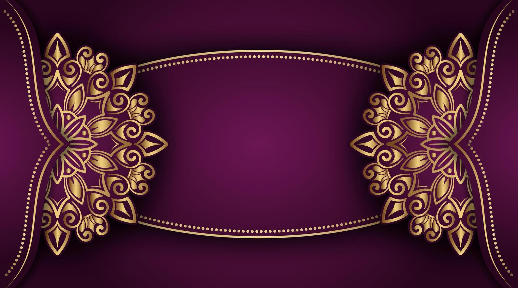 luxury background with mandala ornament vector