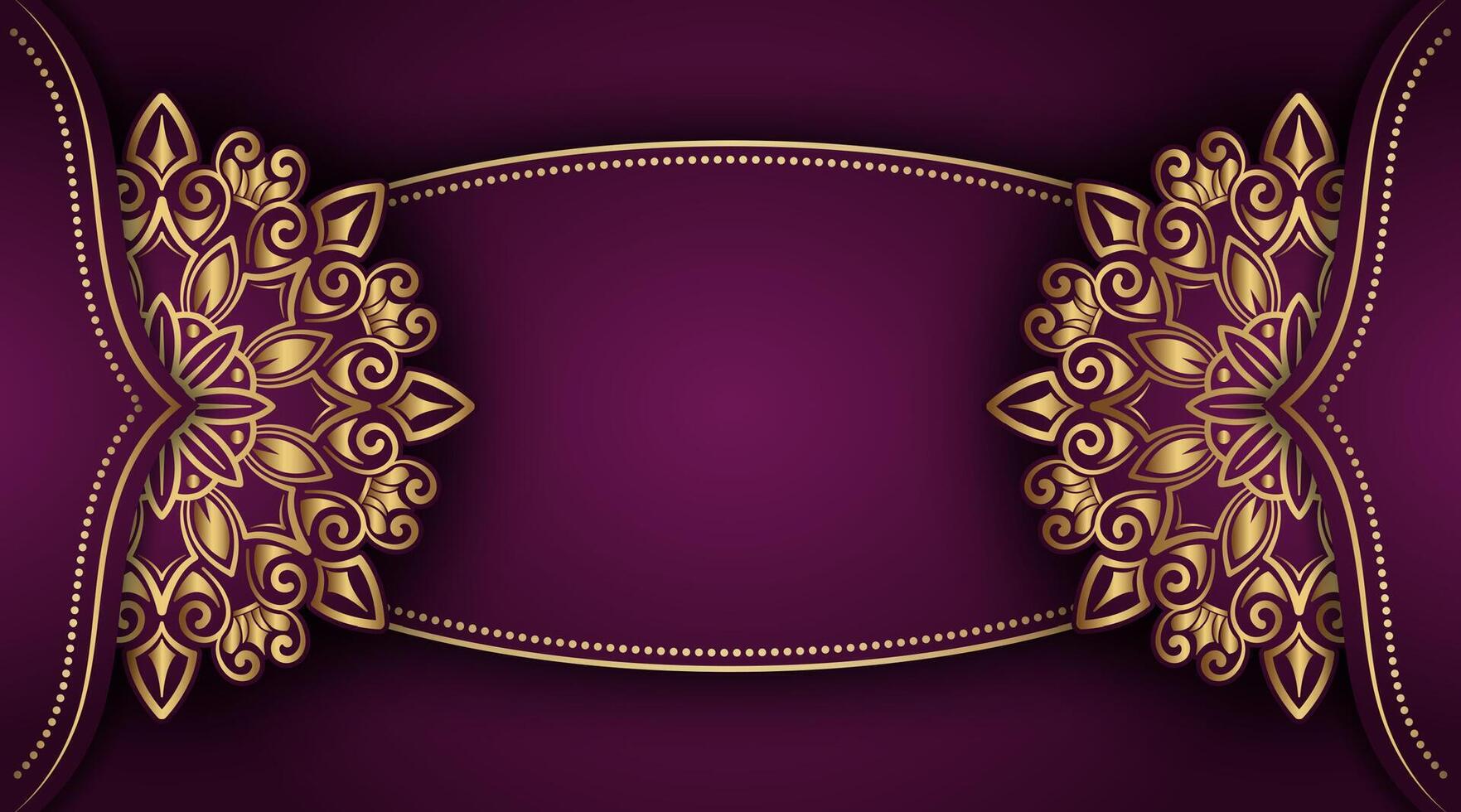 luxury background with mandala ornament vector