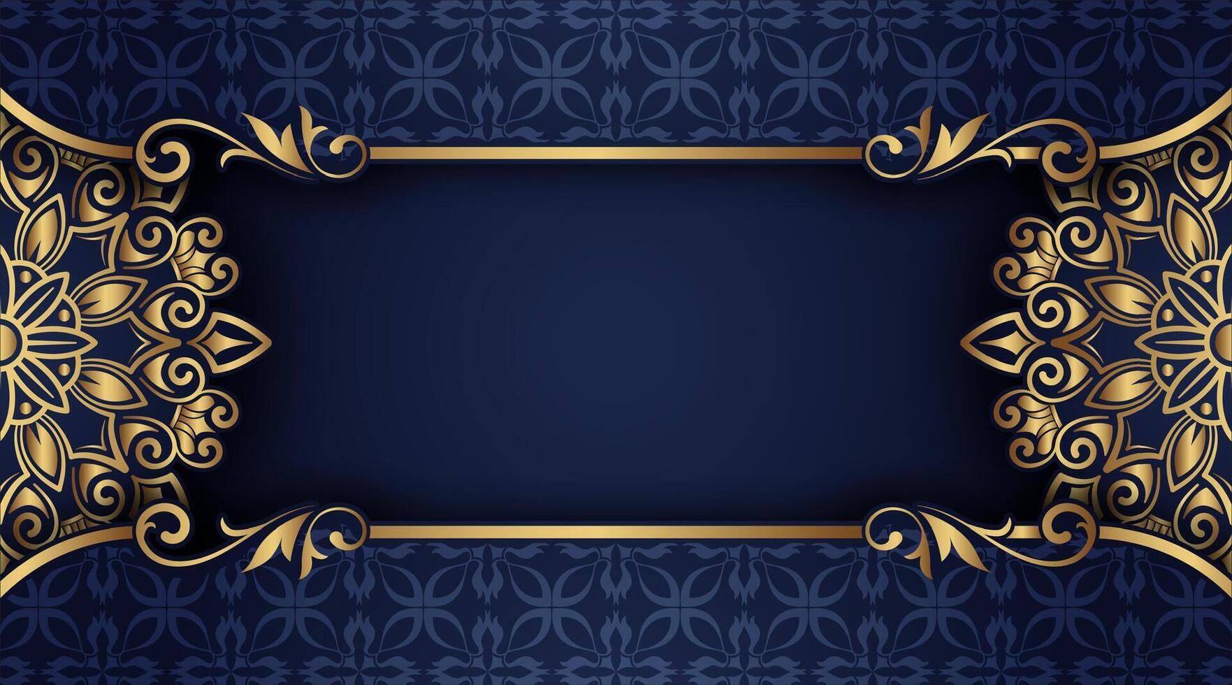 Luxury background with ornamental mandala vector