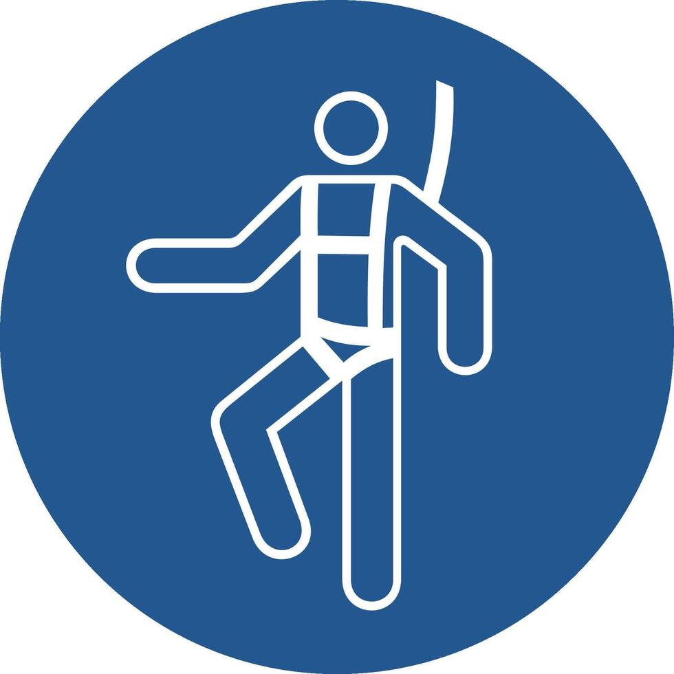 Wear a safety harness vector