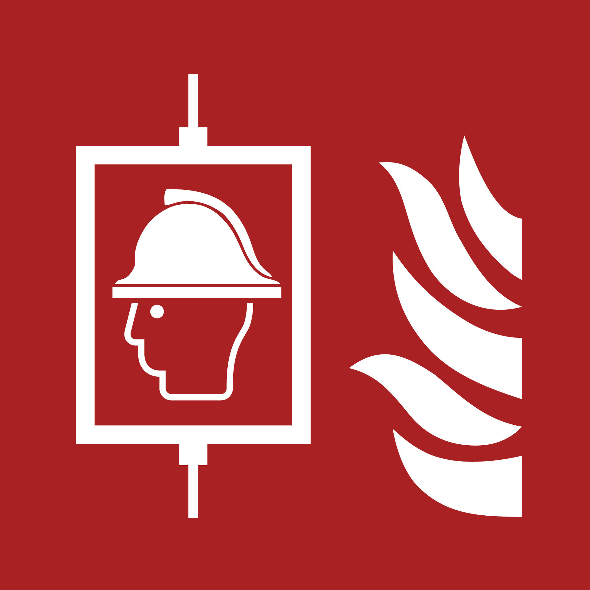 Firefighters' lift symbol 42693028 Vector Art at Vecteezy