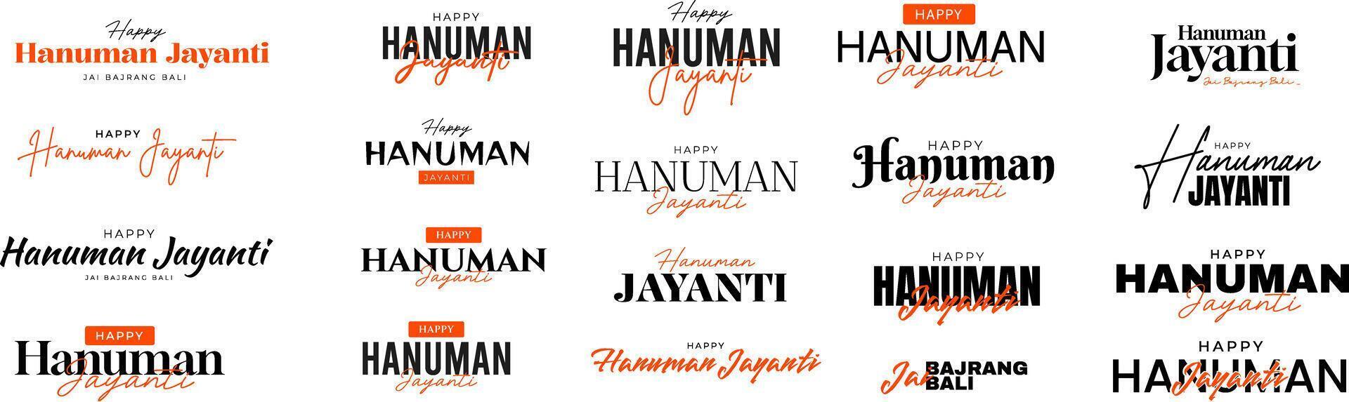 Happy Hanuman Jayanti Social Media Post The Festival of India vector