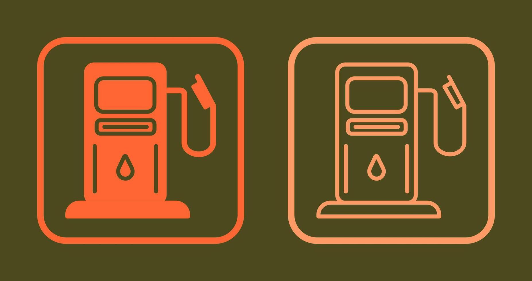 gasolina bomba icono vector