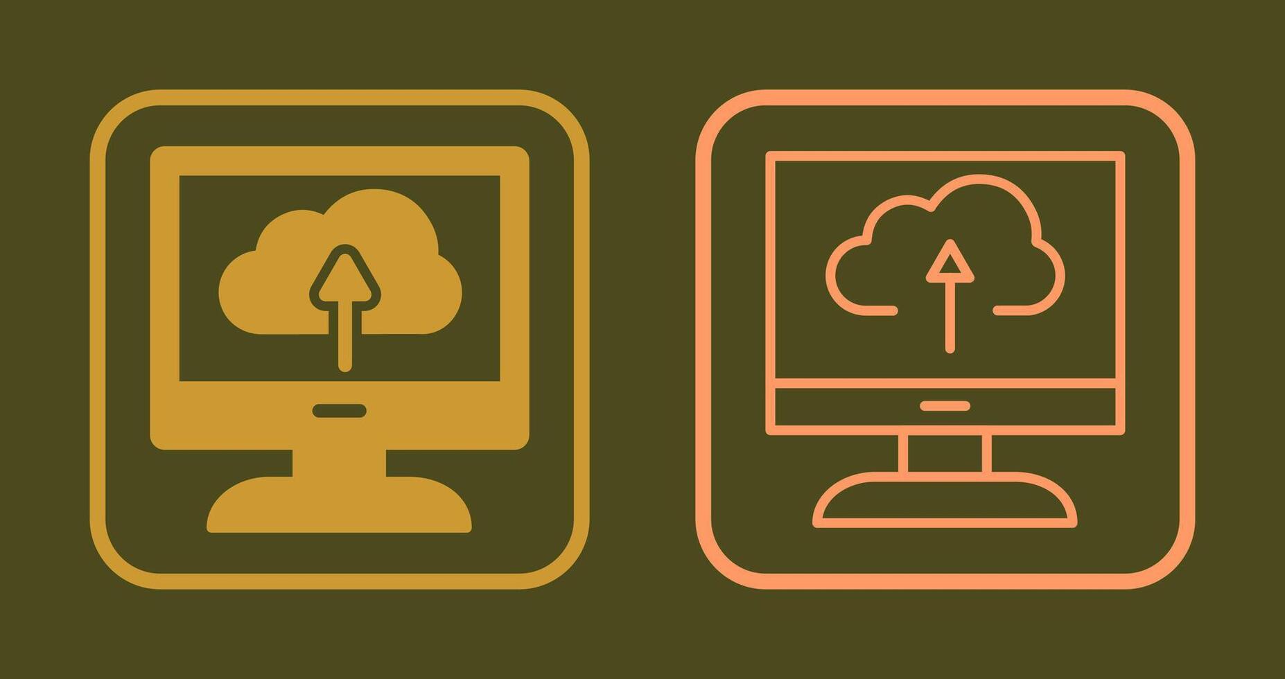 Cloud Backup Icon vector