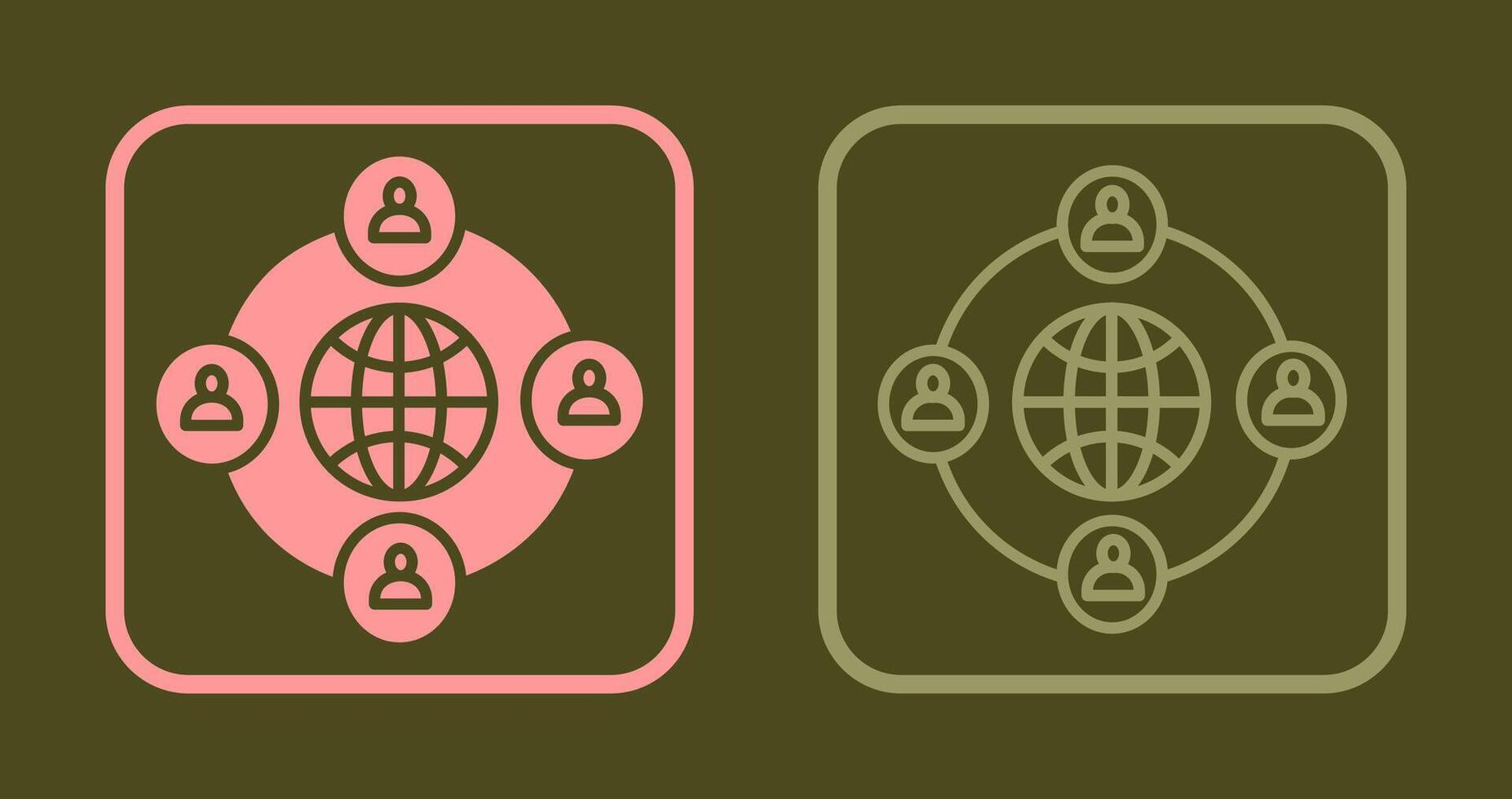Company Network Icon vector