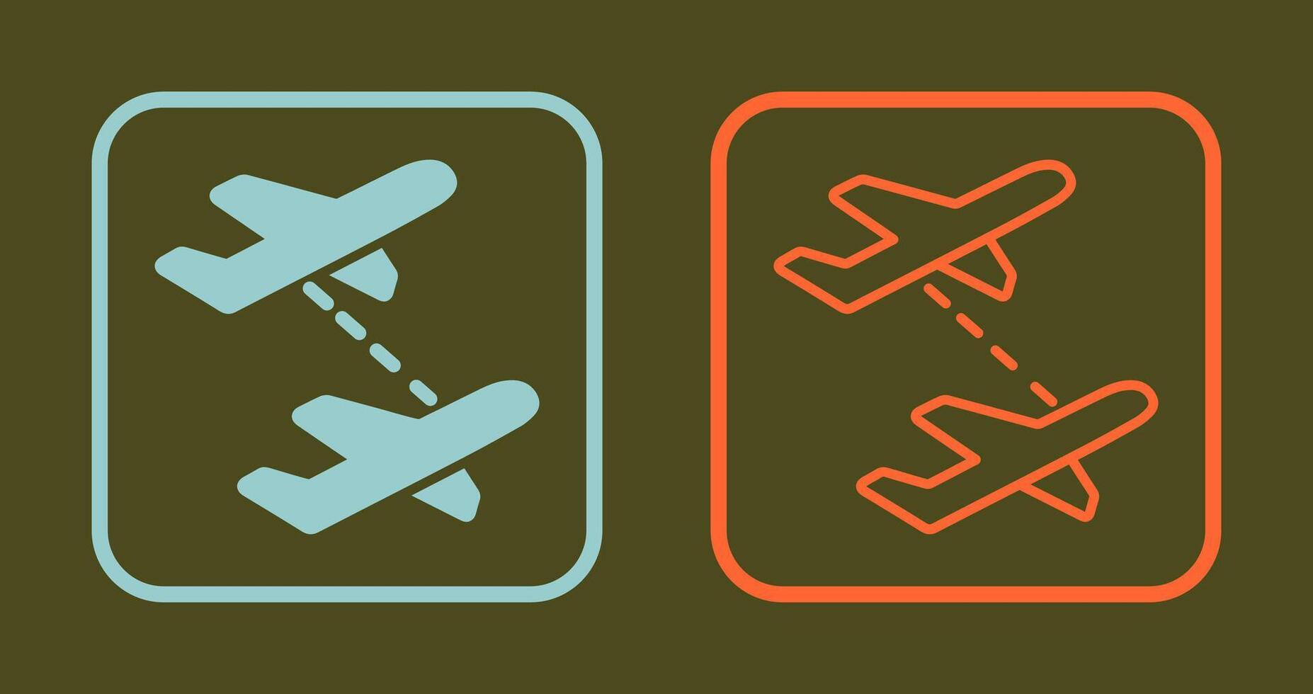Multiple Flights Icon vector