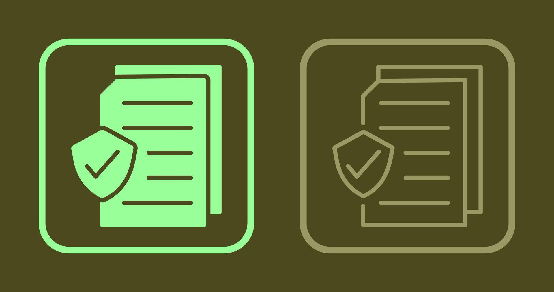 Secure Document Icon 42693624 Vector Art at Vecteezy
