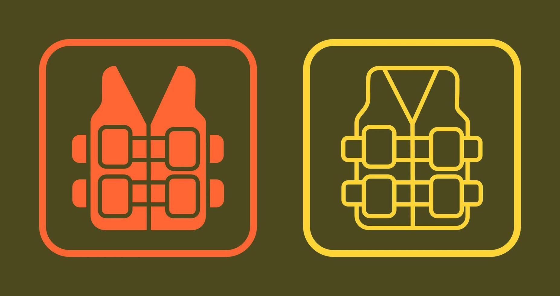 Bullet Proof Vest Icon vector