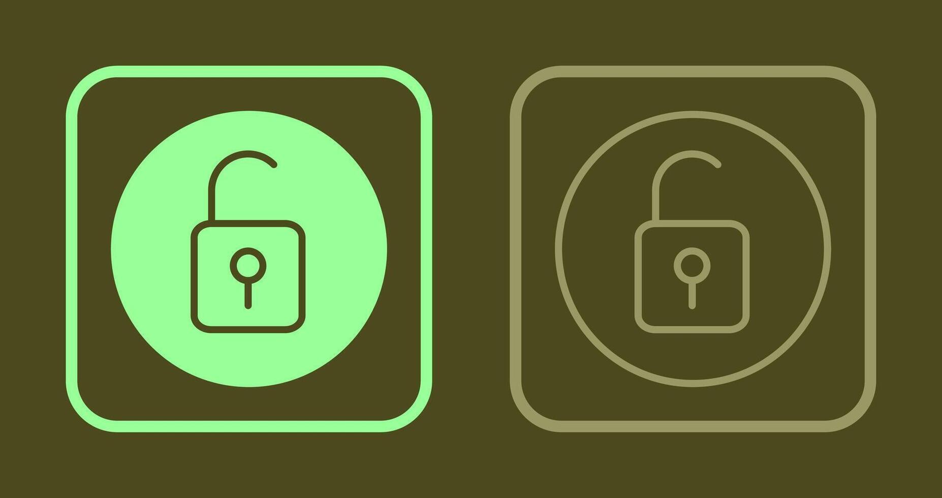 Open Lock Icon vector