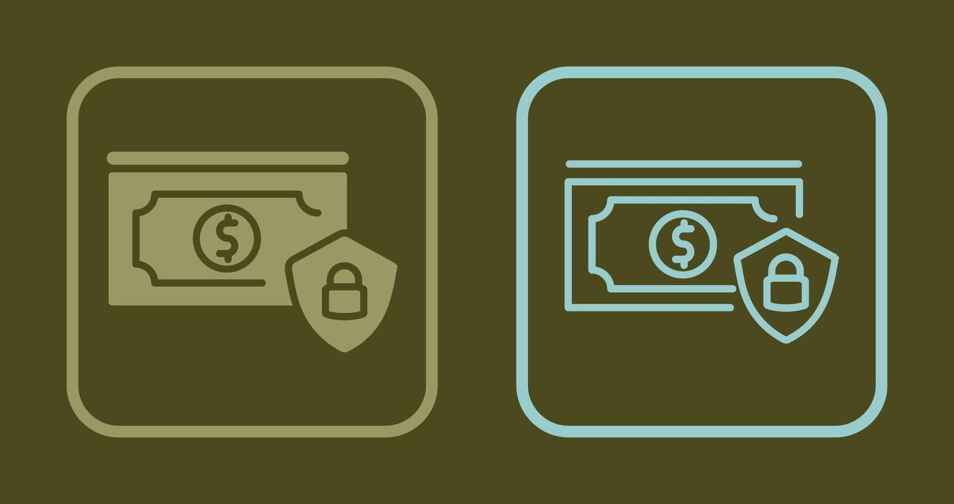 Secure Money Icon vector