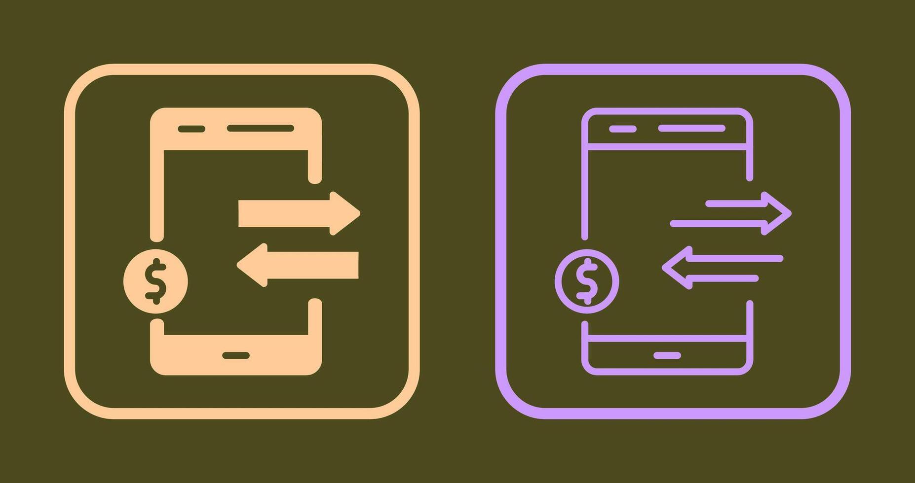 Online Money Icon vector