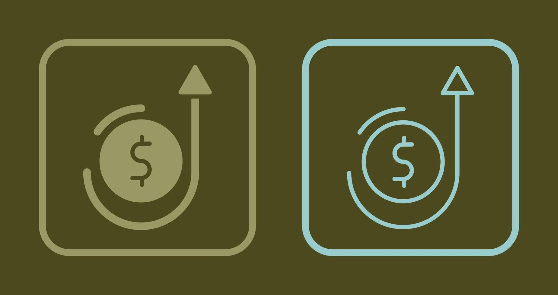 Money Growth Icon vector