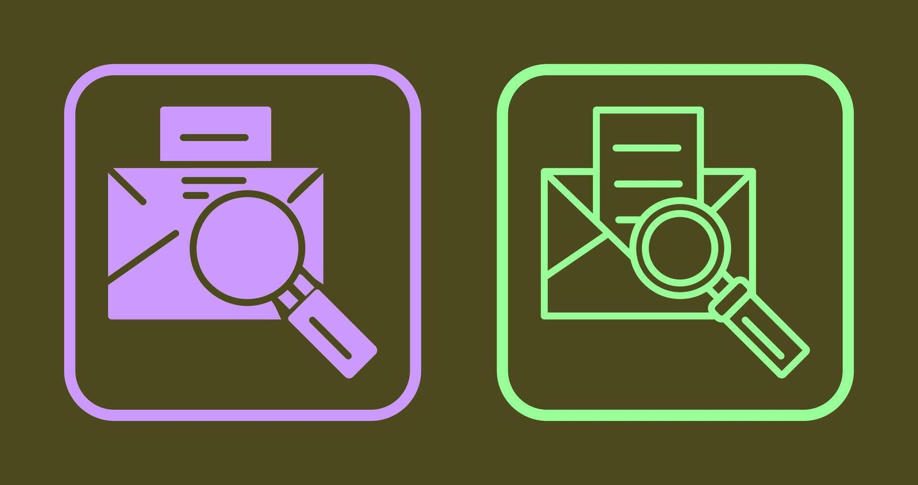 Magnifier Male Icon vector