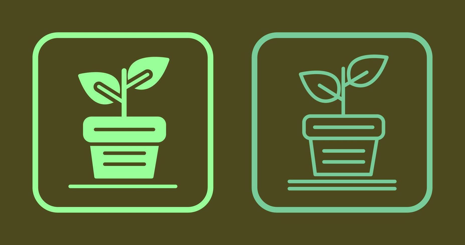 Plant Pot Icon vector