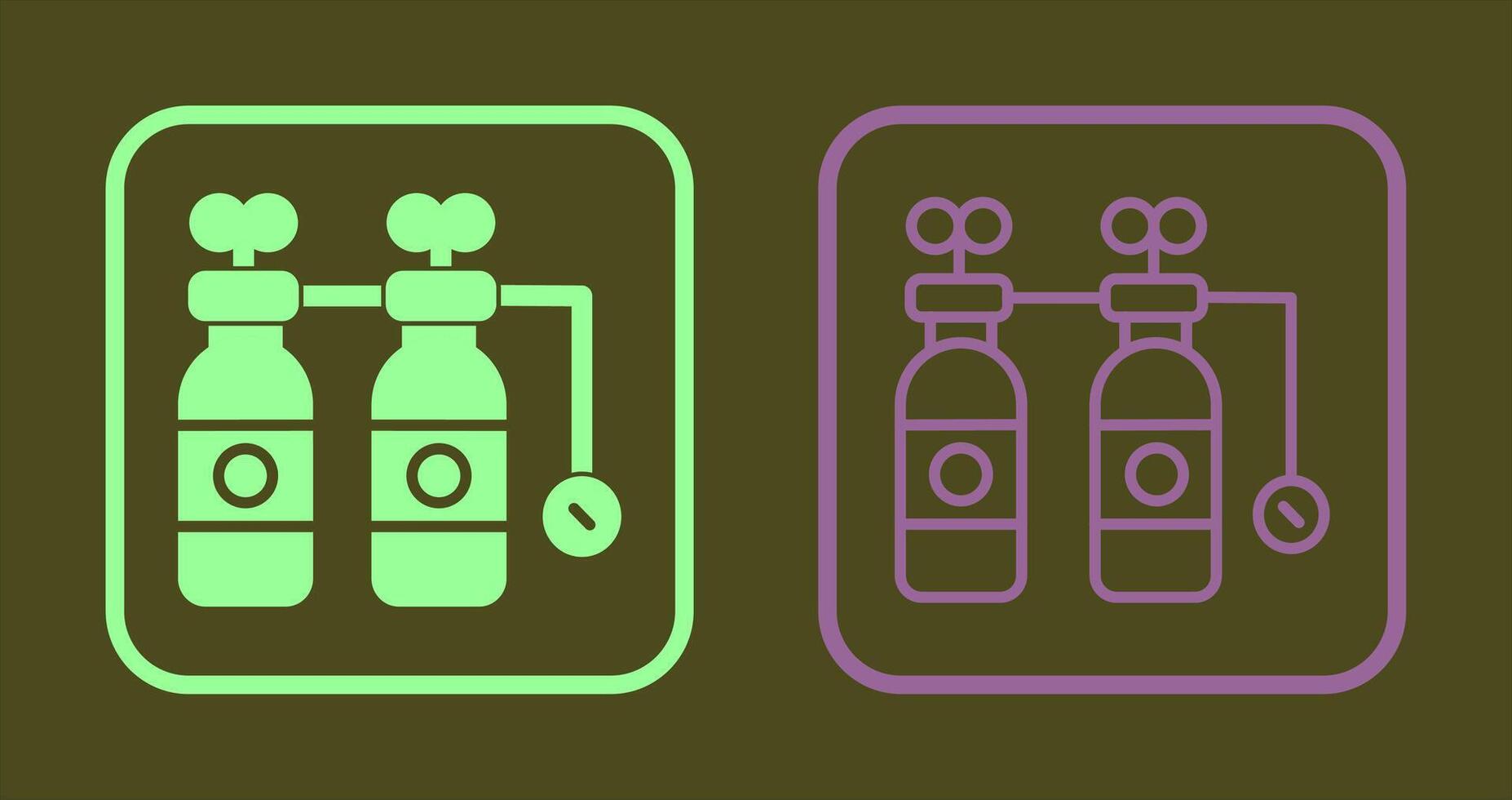 Oxygen Tank Icon vector