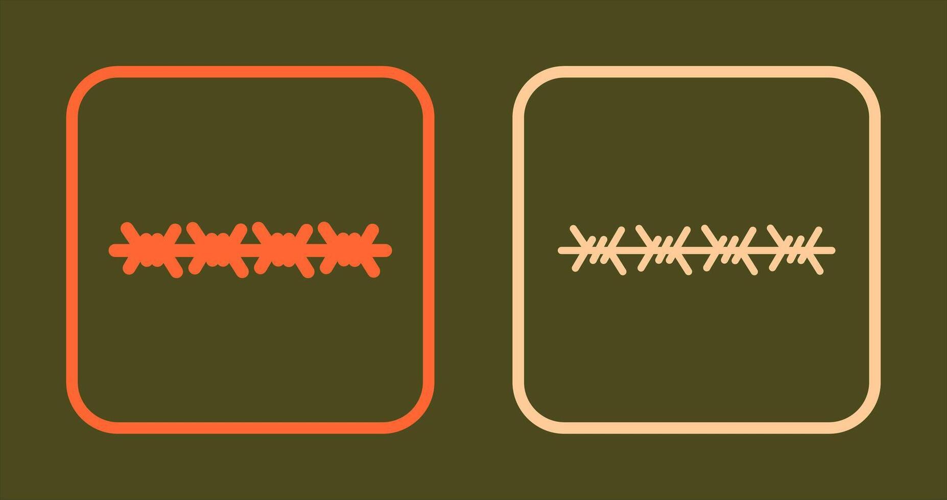 Pointed Wire Icon vector