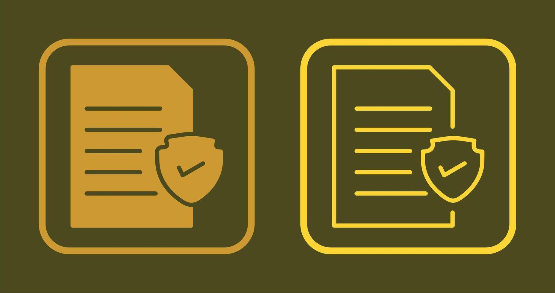 icono de protección de archivos vector