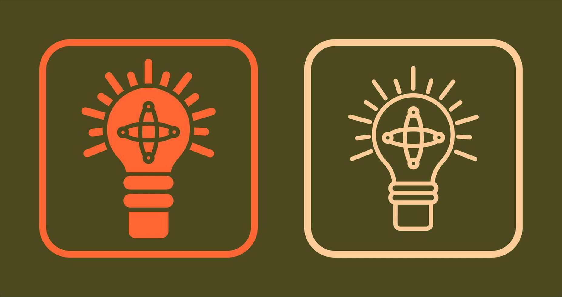 Light Bulb Icon vector
