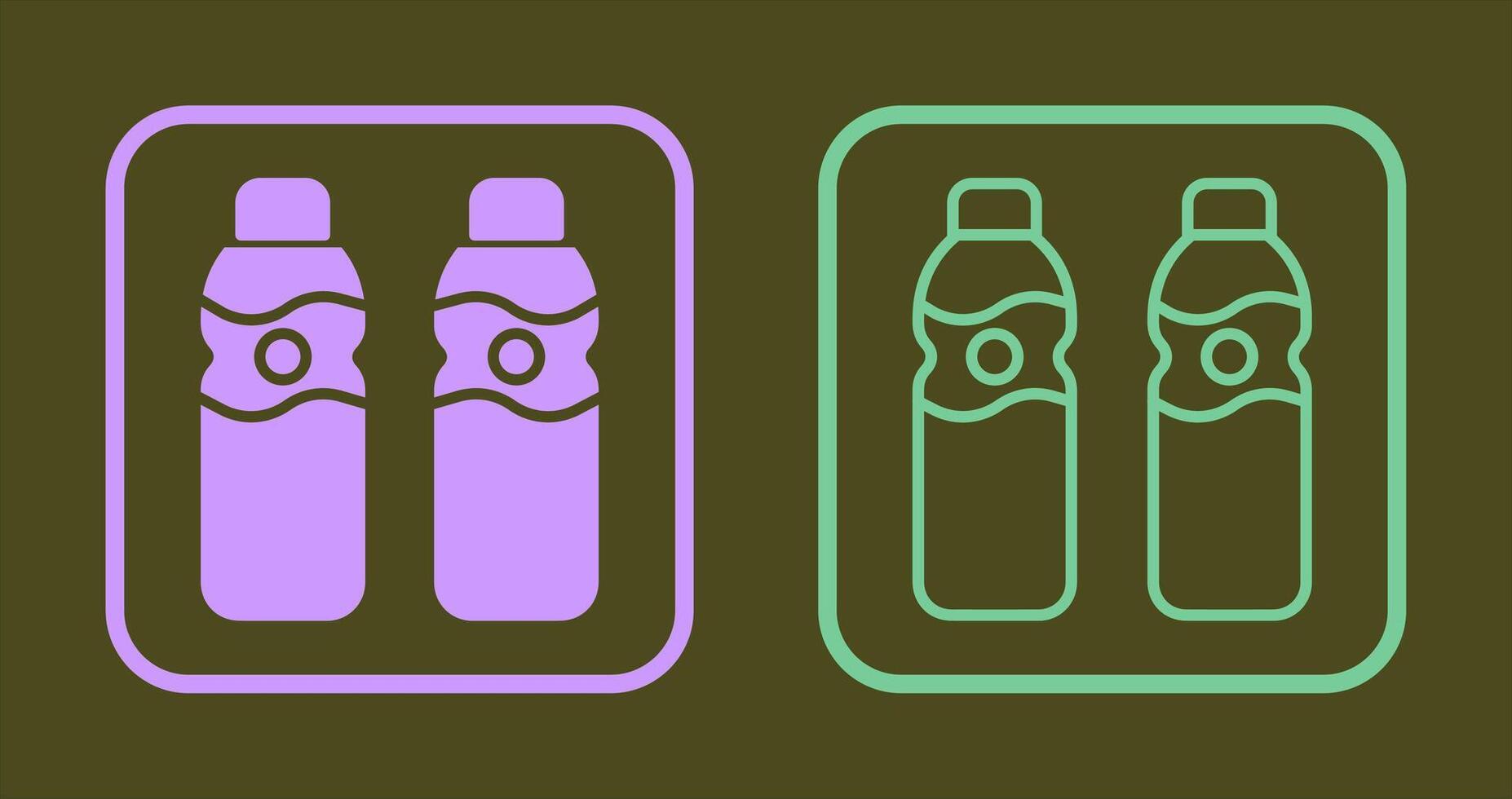 Water Bottle Icon vector