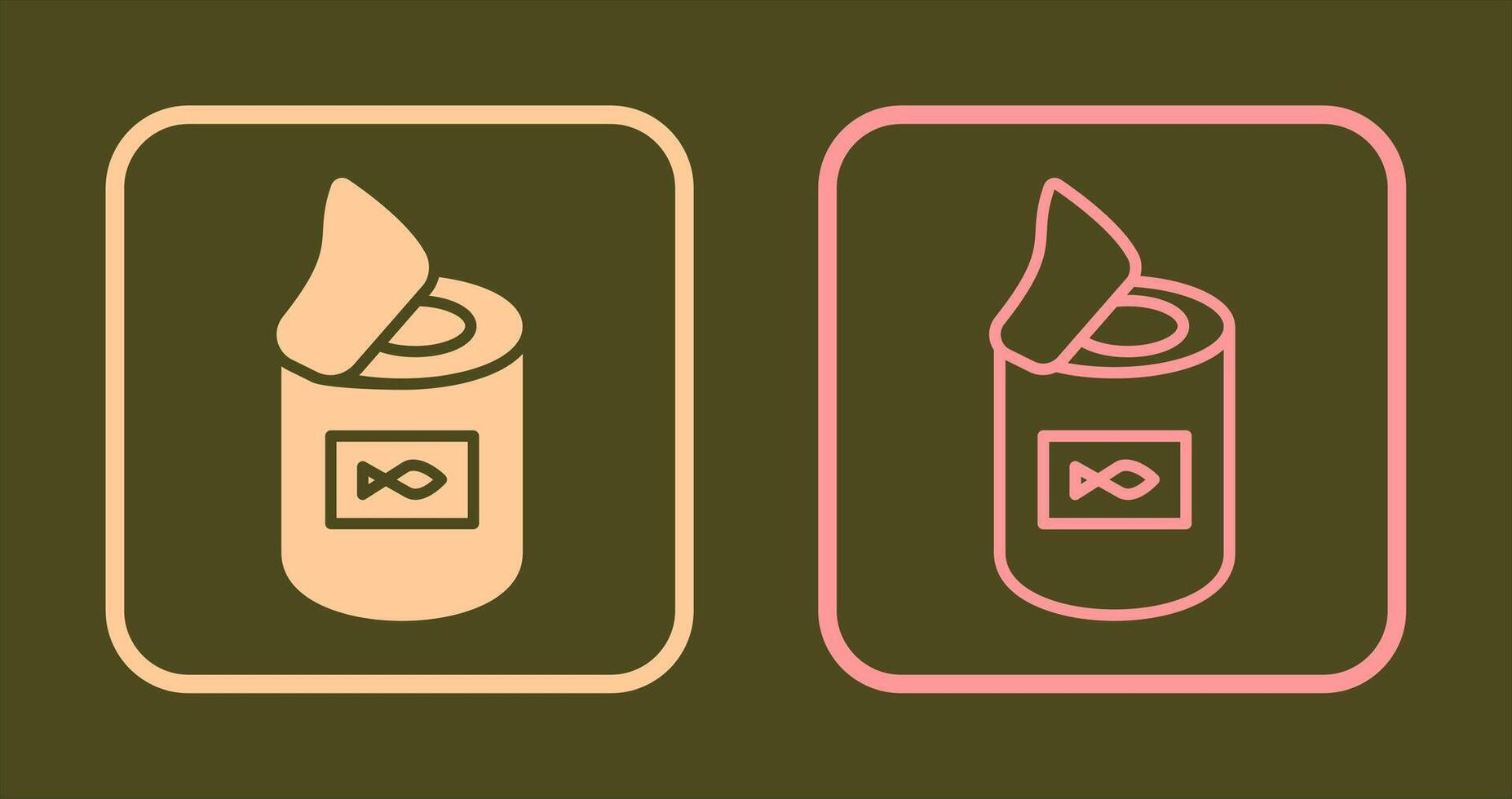 Canned Food Icon vector