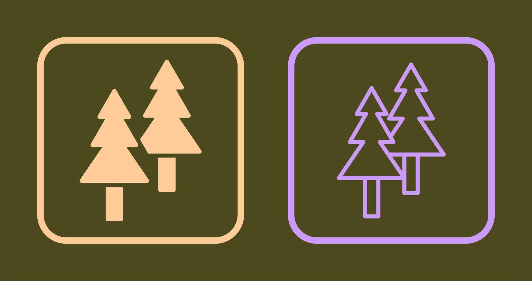 Pine Tree Icon vector