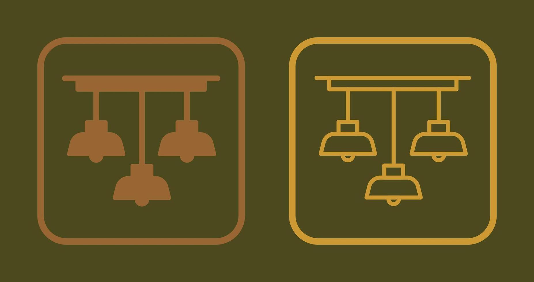 Overhead Light Icon vector