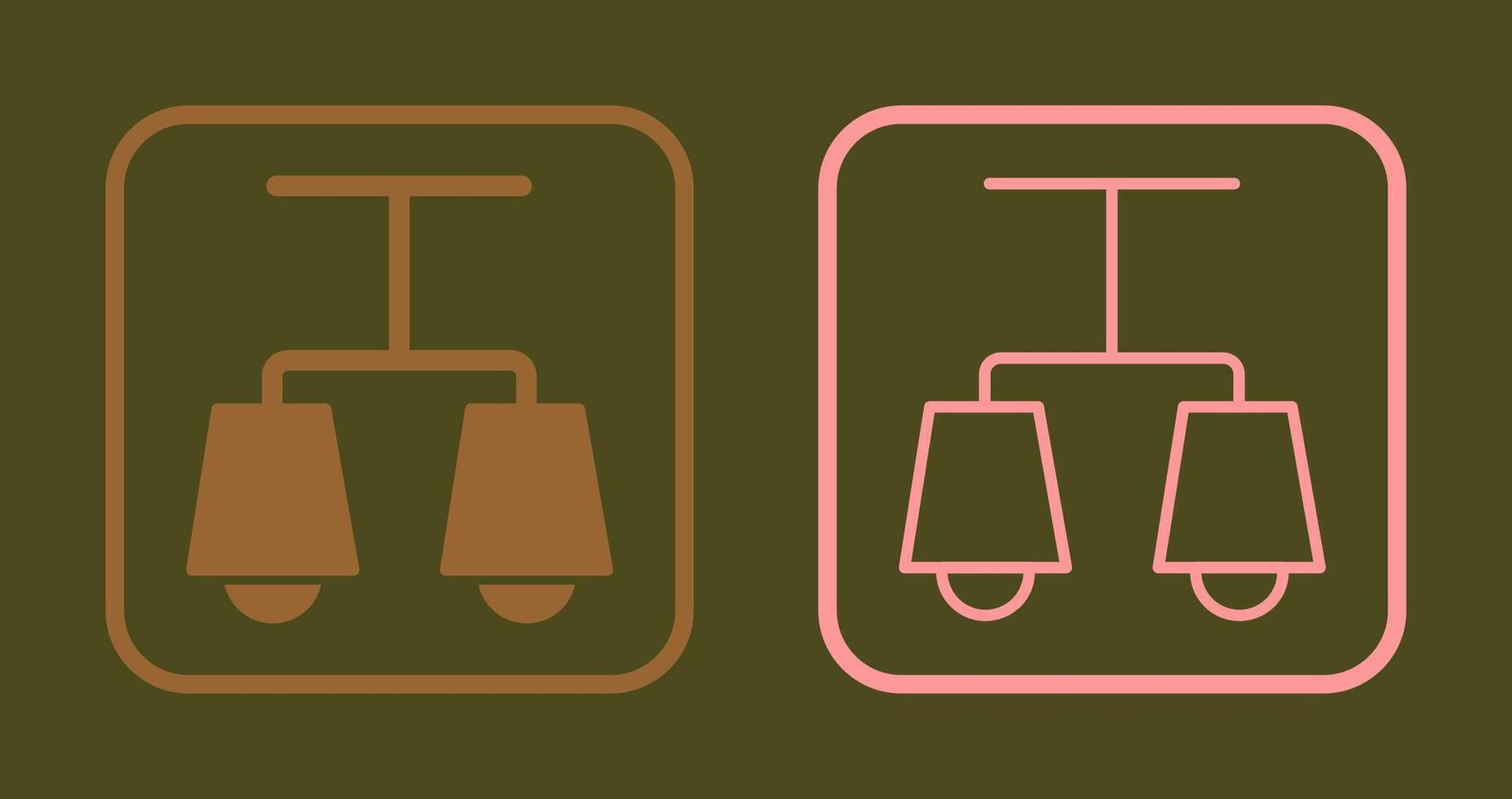 Lit Lamp Icon vector