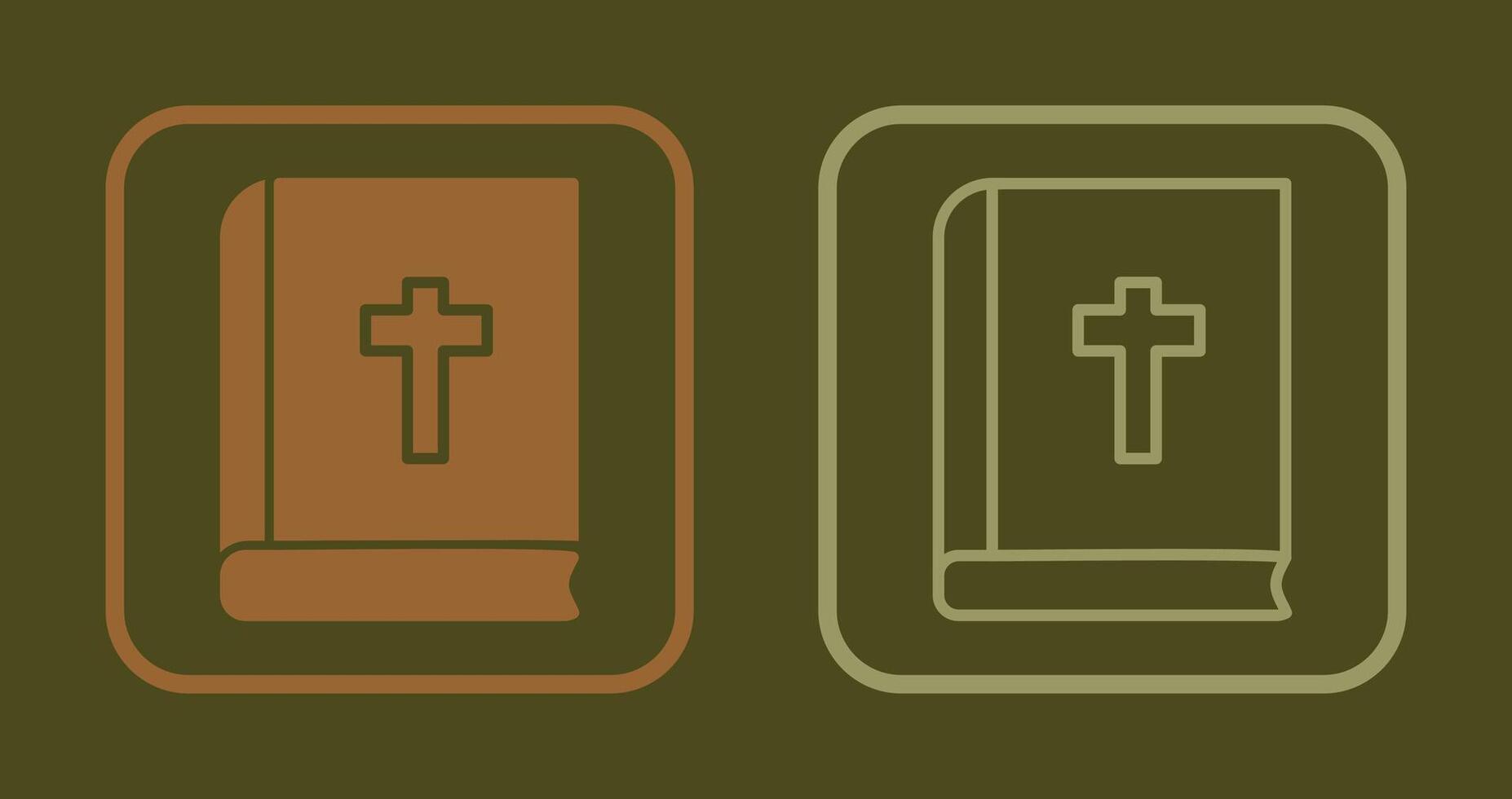 icono de libro religioso vector