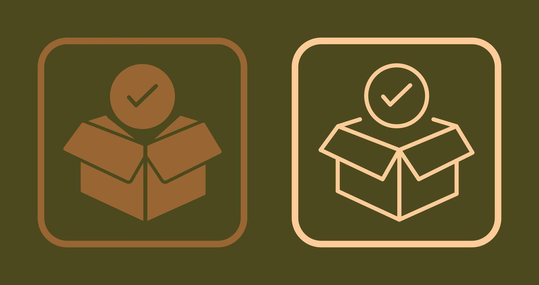 Package Receiving Icon vector