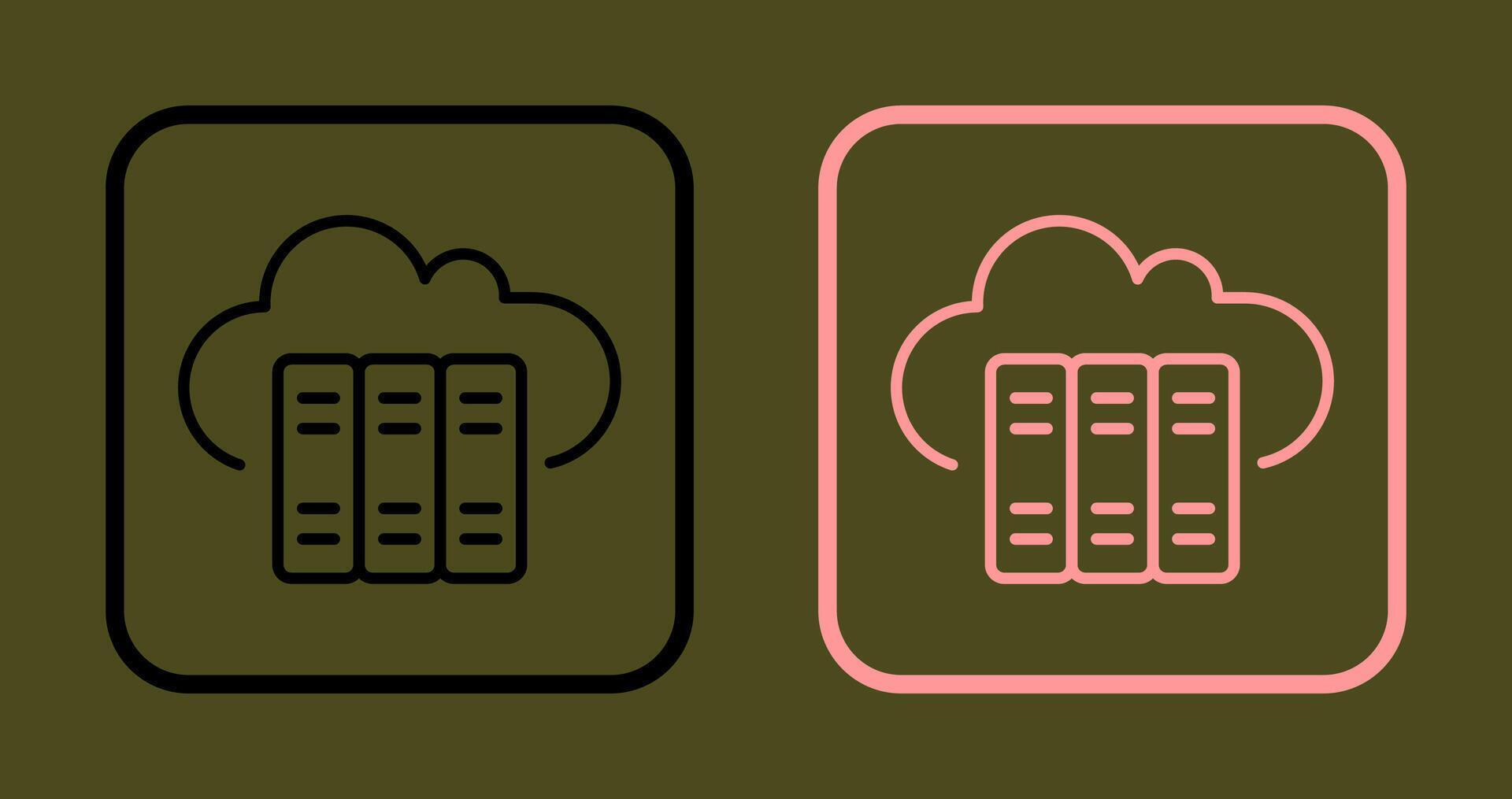 Cloud Library Icon 42694229 Vector Art at Vecteezy