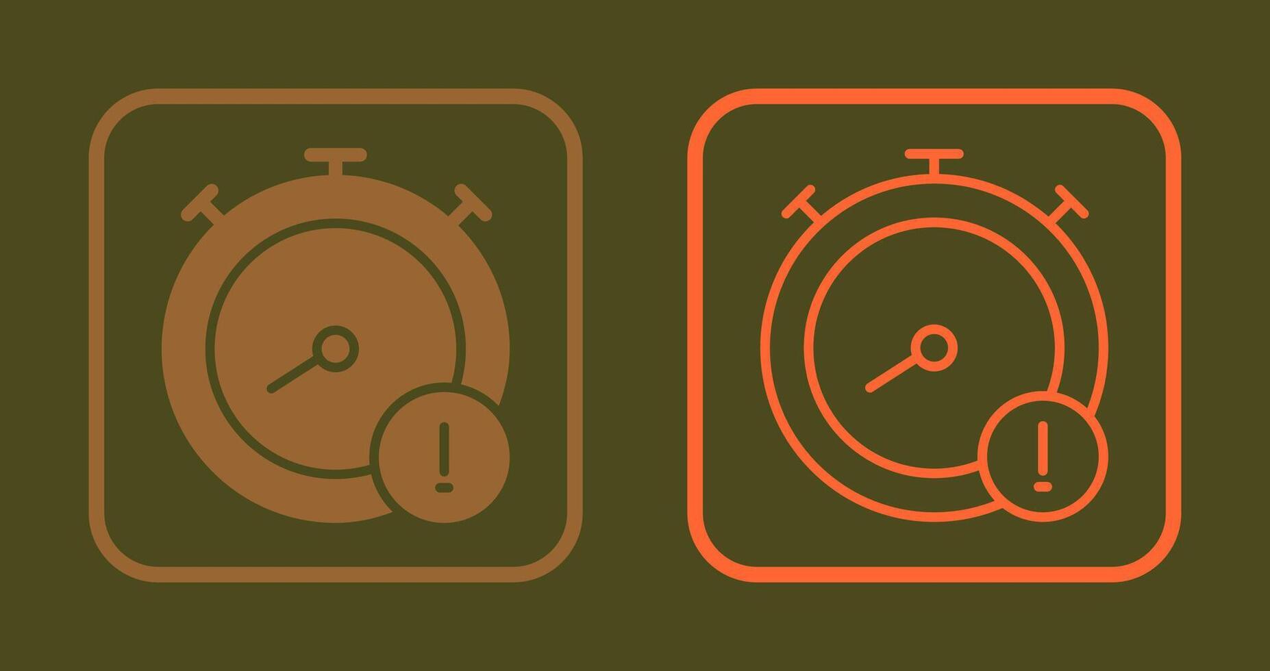 Run Time Icon vector