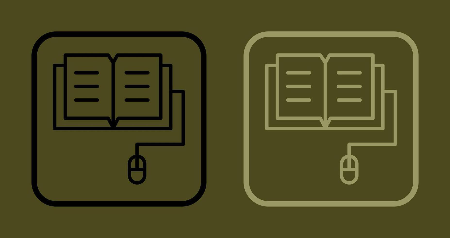 Online Course Icon vector