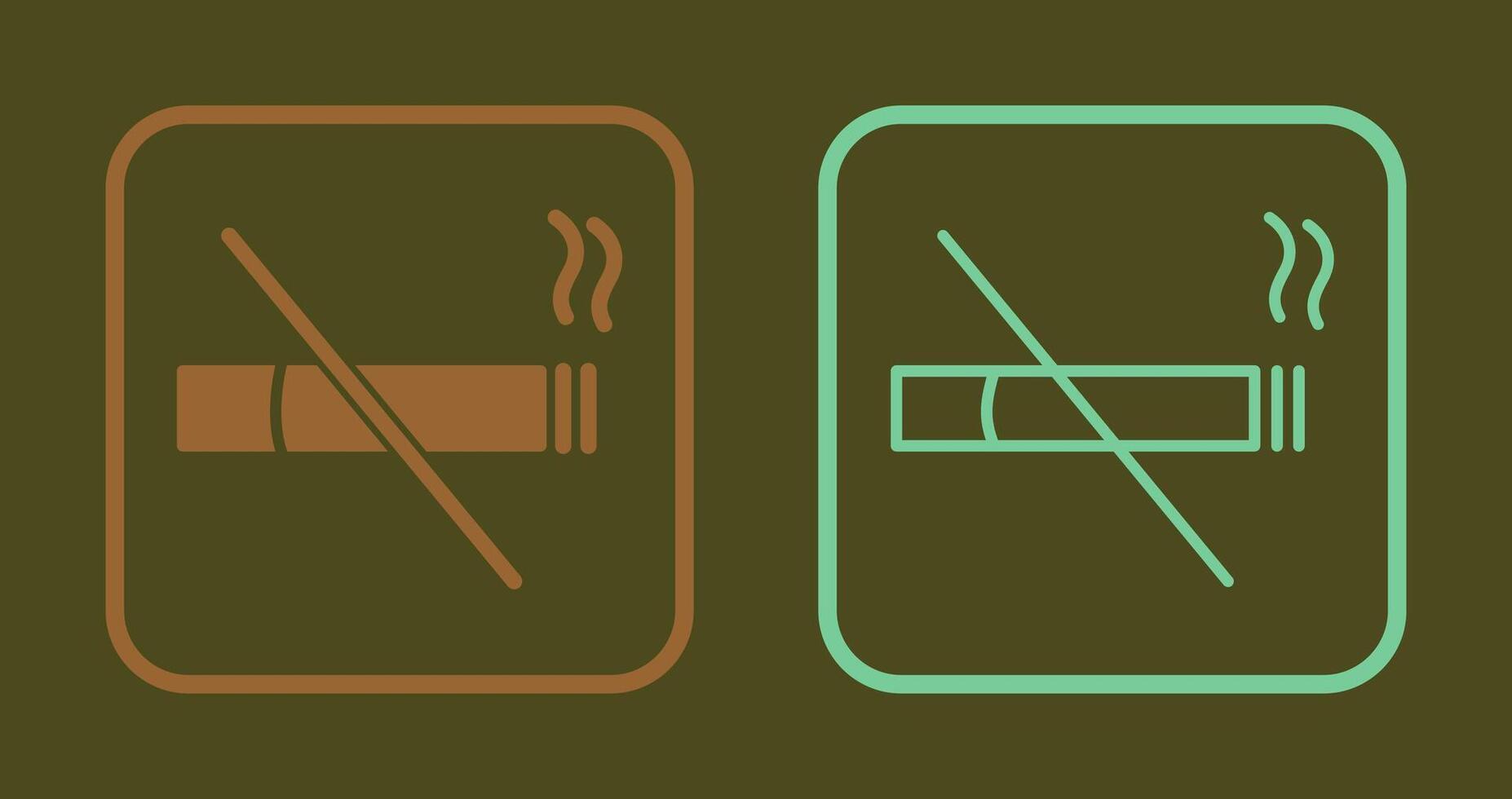 No Smoking Icon vector