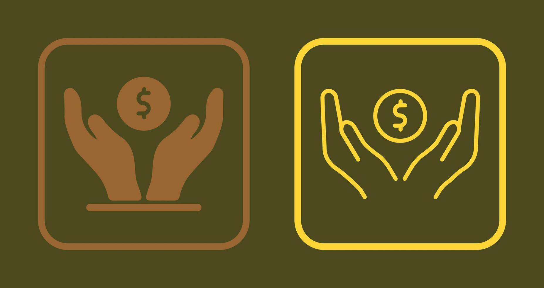 Investment Insurance Icon vector