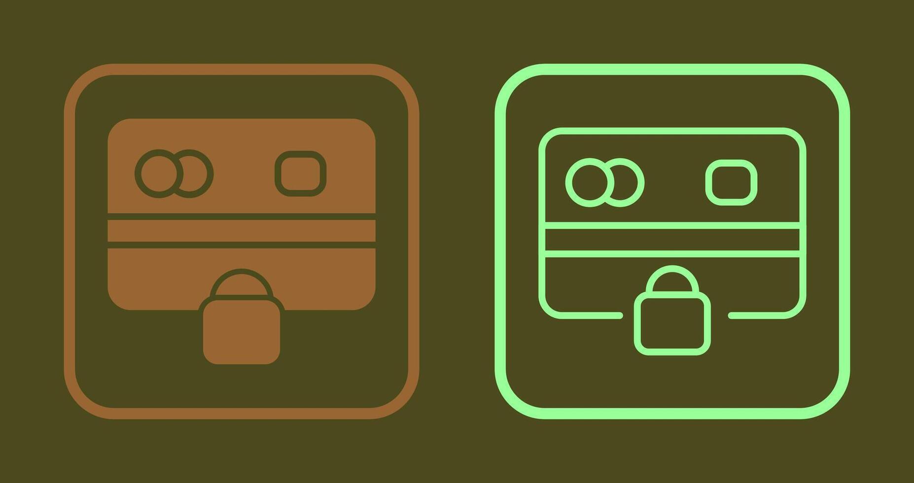 Card Protection Icon vector