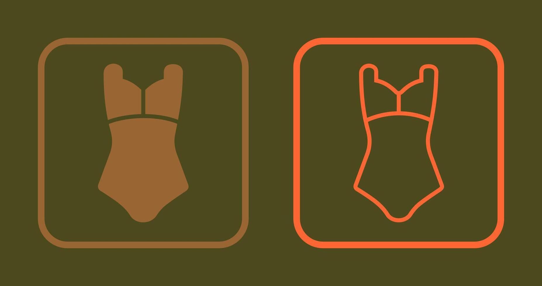 Swim Suit Icon vector