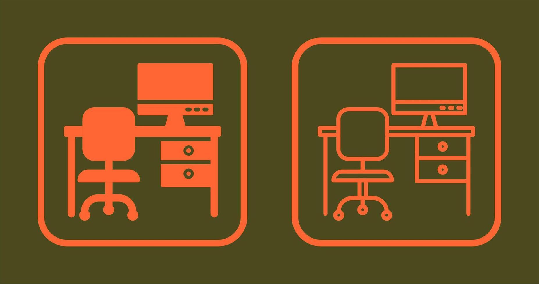 Work Space Icon vector