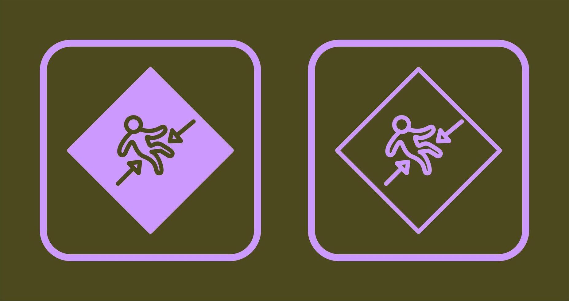 Crush Zone Icon vector
